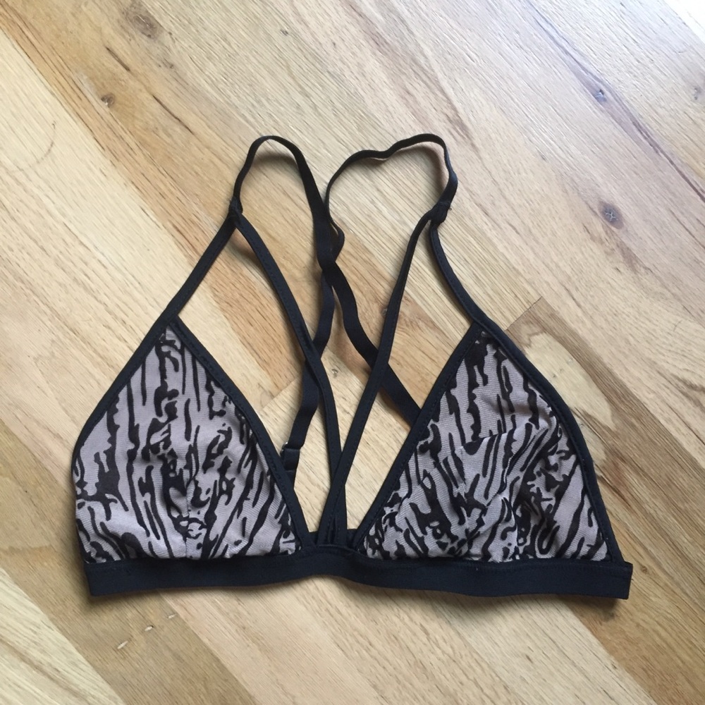 Printed bralette